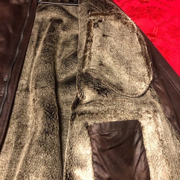 London Fog Men's Brimley Faux-Shearling Jacket - Picture 5 of 8